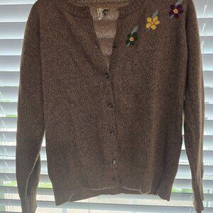 Silmar made in Italy button-down brown cardigan vintage medium